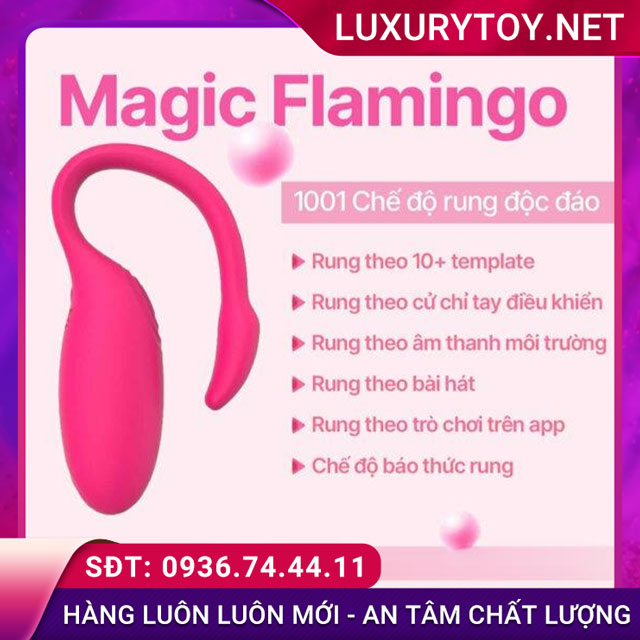 Cách sử dụng, vệ sinh và bảo quản Trứng rung Flamingo Magic Motion