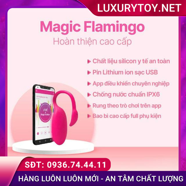 Review Trứng rung Flamingo Magic Motion