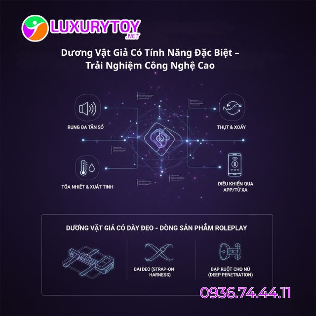 Có mấy loại dương vật giả, cu giả hiện nay cách chọn đúng? Dương Vật Giả Có Tính Năng Đặc Biệt – Trải Nghiệm Công Nghệ Cao